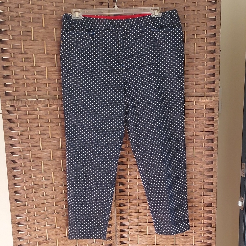 Women's Jones New York Blue and White Chinos